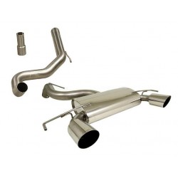 Piper exhaust Vauxhall Corsa D - Turbo VXR Nurburgring cat-back systemwith 1 silencer, Piper Exhaust, TCOR25BS